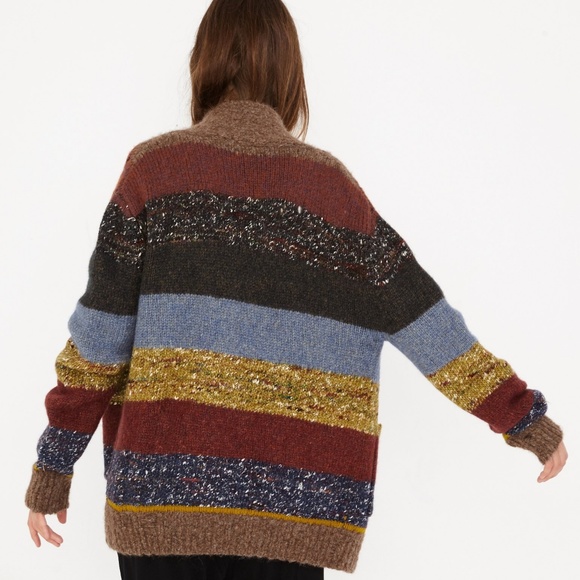 Raquel Allegra  Striped Ojo de Dios Cardigan Size 1 or S - Picture 8 of 8